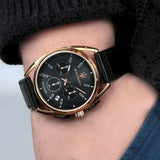  Shop Authentic Maserati Trimarano Chronograph Black Dial Leather Strap Watch For Men - R8871632002 - Luxxuri