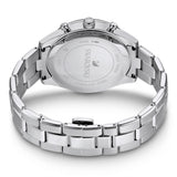  Shop Authentic Swarovski Octea Lux Sport Chronograph Black Dial Silver Steel Strap Watch for Women - 5610520 - Luxxuri