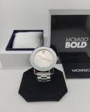  Shop Authentic Movado Bold Silver Dial Silver Steel Strap Watch For Women - 3600084 - Luxxuri