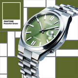  Shop Authentic Citizen x Pantone Automatic Peaceful Green Dial Silver Steel Strap Watch For Men - NJ0158-89Z - Luxxuri