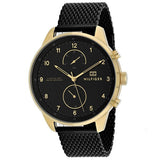  Shop Authentic Tommy Hilfiger Chase Quartz Black Dial Black Mesh Bracelet Watch for Men - 1791580 - Luxxuri