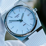  Shop Authentic Tissot PRX 40 White Dial White Rubber Strap Watch For Men -  T137.410.17.011.00 - Luxxuri