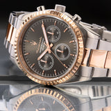  Shop Authentic Maserati Competizione Analog Black Dial Two Tone Stainless Steel Strap Watch For Men - R8853100020 - Luxxuri