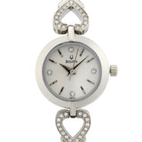  Shop Authentic Bulova Crystals White Dial Silver Steel Strap Watch for Women - 96X114 - Luxxuri