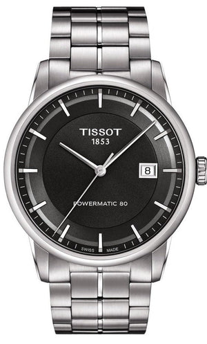  Shop Authentic Tissot Luxury Powermatic 80 Grey Dial Silver Steel Strap Watch for Men - T086.407.11.061.00 - Luxxuri