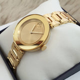  Shop Authentic Movado Bold Gold Dial Gold Steel Strap Watch For Women - 3600382 - Luxxuri