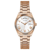  Shop Authentic Guess Luna White Dial Rose Gold Steel Strap Watch for Women - GW0308L3 - Luxxuri