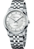  Shop Authentic Calvin Klein Infinity Automatic Silver Dial Silver Steel Strap Watch for Men - K5S34146 - Luxxuri