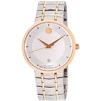  Shop Authentic Movado 1881 Automatic Silver Dial Two Tone Steel Strap Watch For Men - 607063 - Luxxuri
