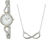  Shop Authentic Bulova Analog Crystals Mother of Pearl Dial Silver Steel Strap Watch for Women - 98X109 - Luxxuri