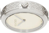  Shop Authentic Gucci Diamantissima Quartz White Dial Silver Steel Strap Watch For Women - YA141402 - Luxxuri