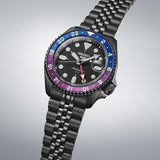  Shop Authentic Seiko Automatic SKX GMT Yuto Horigome Limited Edition Black Dial Black Steel Strap Watch For Men - SSK027K1 - Luxxuri