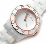  Shop Authentic Marc Jacobs Blade White Dial White Ceramic Strap Watch for Women - MBM9502 - Luxxuri