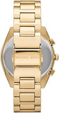  Shop Authentic Michael Kors Janelle Chronograph Gold Dial Gold Steel Strap Watch For Men - MK8995 - Luxxuri