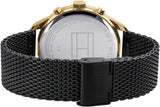  Shop Authentic Tommy Hilfiger Chase Quartz Black Dial Black Mesh Bracelet Watch for Men - 1791580 - Luxxuri