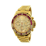  Shop Authentic Michael Kors Everest Chronograph Gold Dial Gold Steel Strap Watch for Women - MK5871 - Luxxuri