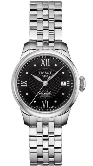  Shop Authentic Tissot Le Locle Automatic Lady Black Dial Silver Steel Strap Watch For Women - T41.1.183.56 - Luxxuri