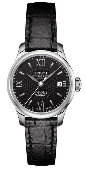  Shop Authentic Tissot Le Locle Automatic Lady Black Dial Black Leather Strap Watch for Women - T41.1.123.57 - Luxxuri
