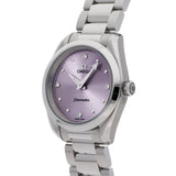  Shop Authentic Omega Seamaster Aqua Terra Quartz Purple Dial Silver Steel Strap Watch for Women - 220.10.28.60.60.001 - Luxxuri