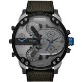  Shop Authentic Diesel Mr Daddy 2.0 Chronograph Grey Dial Black Nylon Strap Watch For Men - DZ7420 - Luxxuri