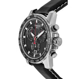  Shop Authentic Tissot Supersport Chrono Black Dial Black Leather Strap Watch for Men - T125.617.16.051.00 - Luxxuri