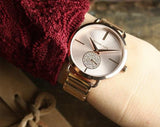  Shop Authentic Michael Kors Portia Quartz Rose Gold Dial Rose Gold Steel Strap Watch For Women - MK3678 - Luxxuri