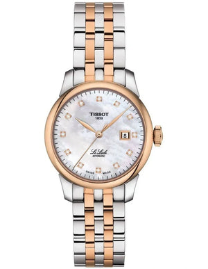  Shop Authentic Tissot Le Locle Automatic Lady Mother of Pearl Dial Two Tone Steel Strap Watch For Women - T006.207.22.116.00 - Luxxuri