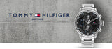  Shop Authentic Tommy Hilfiger Trent Quartz Black Dial Silver Steel Strap Watch For Men - 1791805 - Luxxuri