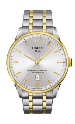  Shop Authentic Tissot Chemin Des Tourelles Powermatic 80 Silver Dial Two Tone Steel Strap Watch For Men - T099.407.22.037.00 - Luxxuri