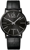  Shop Authentic Calvin Klein Black Dial Black Leather Strap Watch for Women - K7622401 - Luxxuri