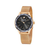  Shop Authentic Swarovski Octea Nova Black Dial Rose Gold Mesh Bracelet Watch for Women - 5430424 - Luxxuri