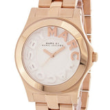  Shop Authentic Marc Jacobs Rivera White Dial Rose Gold Steel Strap Watch for Women - MBM3135 - Luxxuri