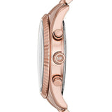  Shop Authentic Michael Kors Lexington Chronograph White Dial Rose Gold Steel Strap Watch For Women - MK8313 - Luxxuri