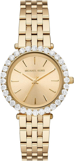  Shop Authentic Michael Kors Darci Analog Gold Dial Gold Steel Strap Watch For Women - MK4513 - Luxxuri