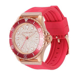  Shop Authentic Michael Kors Everest Analog Rose Gold Dial Pink Silicone Strap Watch For Women - MK7359 - Luxxuri
