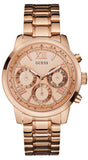  Shop Authentic Guess Sunrise Quartz Rose Gold Dial Rose Gold Steel Strap Watch For Women - W0330L2 - Luxxuri