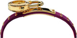  Shop Authentic Versace Medusa Lock Icon Gold Dial Red Leather Strap Watch for Women - VEDW00319 - Luxxuri