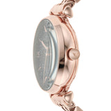  Shop Authentic Emporio Armani Meccanico Crystals Black Dial Rose Gold Steel Strap Watch For Women - AR60043 - Luxxuri