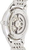  Shop Authentic Emporio Armani Meccanico Skeleton Silver Dial Silver Steel Strap Watch For Men - AR1945 - Luxxuri