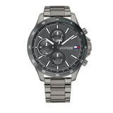  Shop Authentic Tommy Hilfiger Bank Grey Dial Grey Steel Strap Watch for Men - 1791719 - Luxxuri