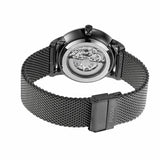  Shop Authentic Fossil Neutra Automatic Skeleton Black Dial Grey Mesh Strap Watch for Men - ME3185 - Luxxuri