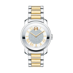  Shop Authentic Movado Bold Silver Dial Two Tone Steel Strap Watch For Women - 3600256 - Luxxuri