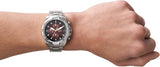  Shop Authentic Fossil Bronson Chronograph Red Dial Silver Steel Strap Watch for Men - FS5878 - Luxxuri