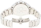  Shop Authentic Calvin Klein Masculine Chronograph White Dial Silver Steel Strap Watch for Men - K2H27126 - Luxxuri