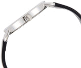  Shop Authentic Calvin Klein Even Silver Black Leather Strap Watch for Women - K7B231C6 - Luxxuri