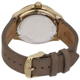  Shop Authentic Fossil Cecile Champagne Dial Grey Leather Strap Watch for Women - AM4529 - Luxxuri