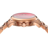  Shop Authentic Michael Kors Runway Chronograph Pink Dial Rose Gold Steel Strap Watch For Women - MK7352 - Luxxuri