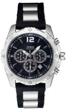  Shop Authentic Guess Intrepid Chronograph Black Dial Two Tone Steel Strap Watch for Men - W0167G1 - Luxxuri