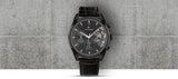  Shop Authentic Tommy Hilfiger Baker Chronograph Black Dial Black Leather Strap Watch For Men  - 1710452 - Luxxuri