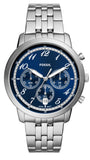  Shop Authentic Fossil Neutra Chronograph Blue Dial Silver Steel Strap Watch for Men - FS6025 - Luxxuri